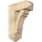 Ekena Millwork Merced Arts and Crafts Rough Sawn Bracket w/ Offset Brace, Douglas Fir, 8"W x 20"D x 28"H BKT0806X20X28MRC03RDF - alternate 1
